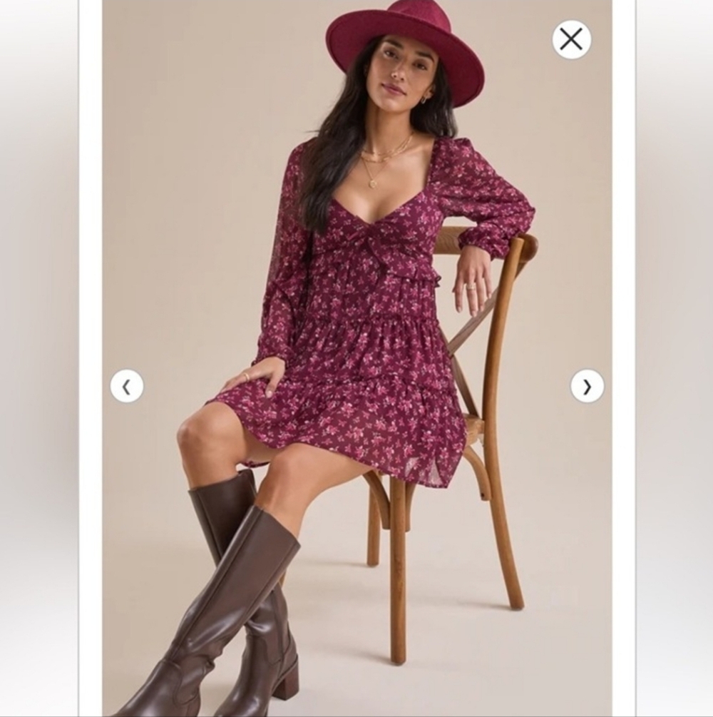 Altar'd State Mariana Floral Mini Dress